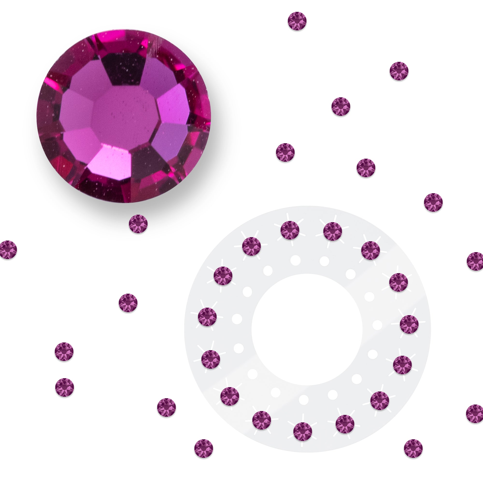 blinger® Shimmer Crystal Refill Pack with 75 Precision-Cut Crystals in a Travel Case