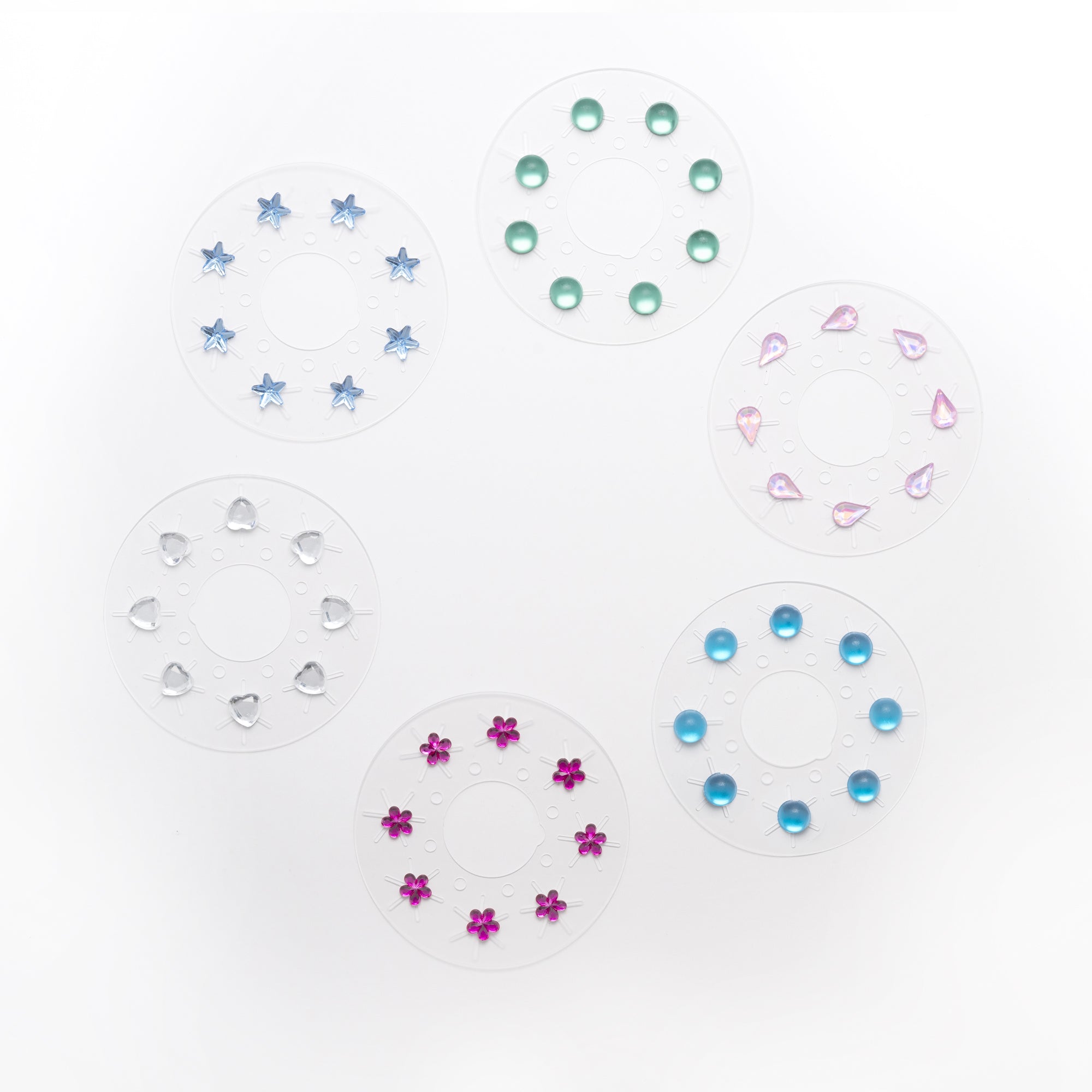 blinger® On The Go (Mini) Refill Pack with 48 Colorful Acrylic Rhinestones