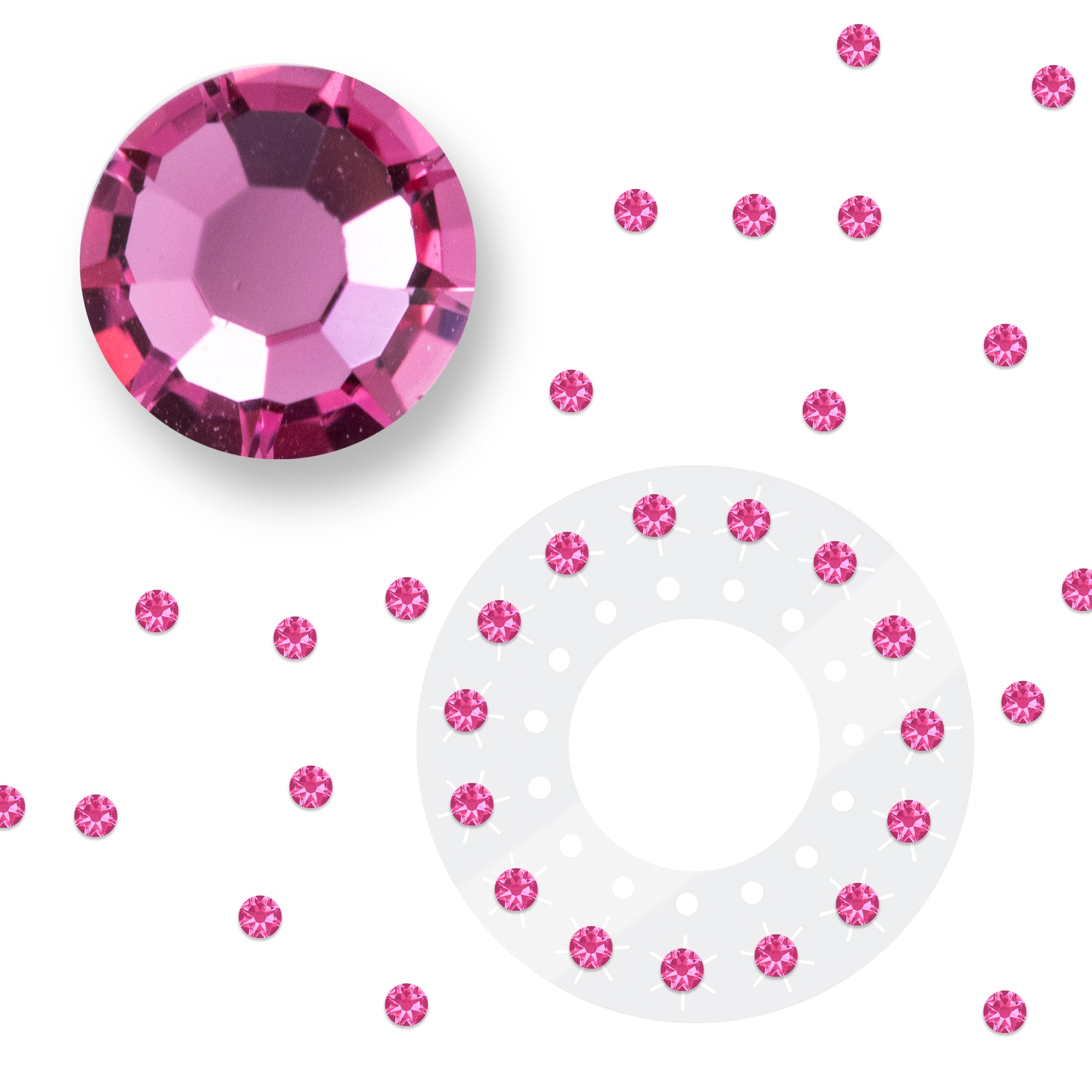 blinger® Shimmer Crystal Refill Pack with 75 Precision-Cut Crystals in a Travel Case