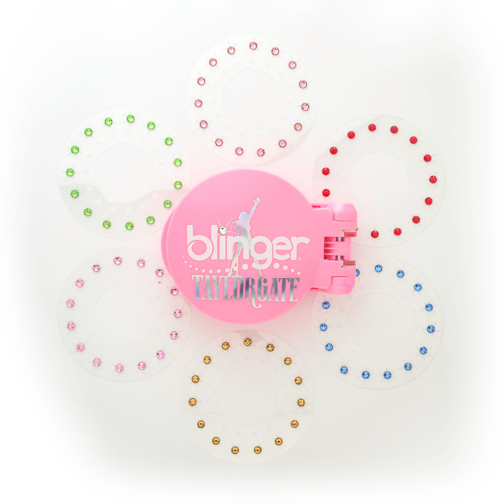 blinger® Limited Edition Reflections Starter Set with blinger® Styling Tool + 90 Precision-Cut Glass Crystals