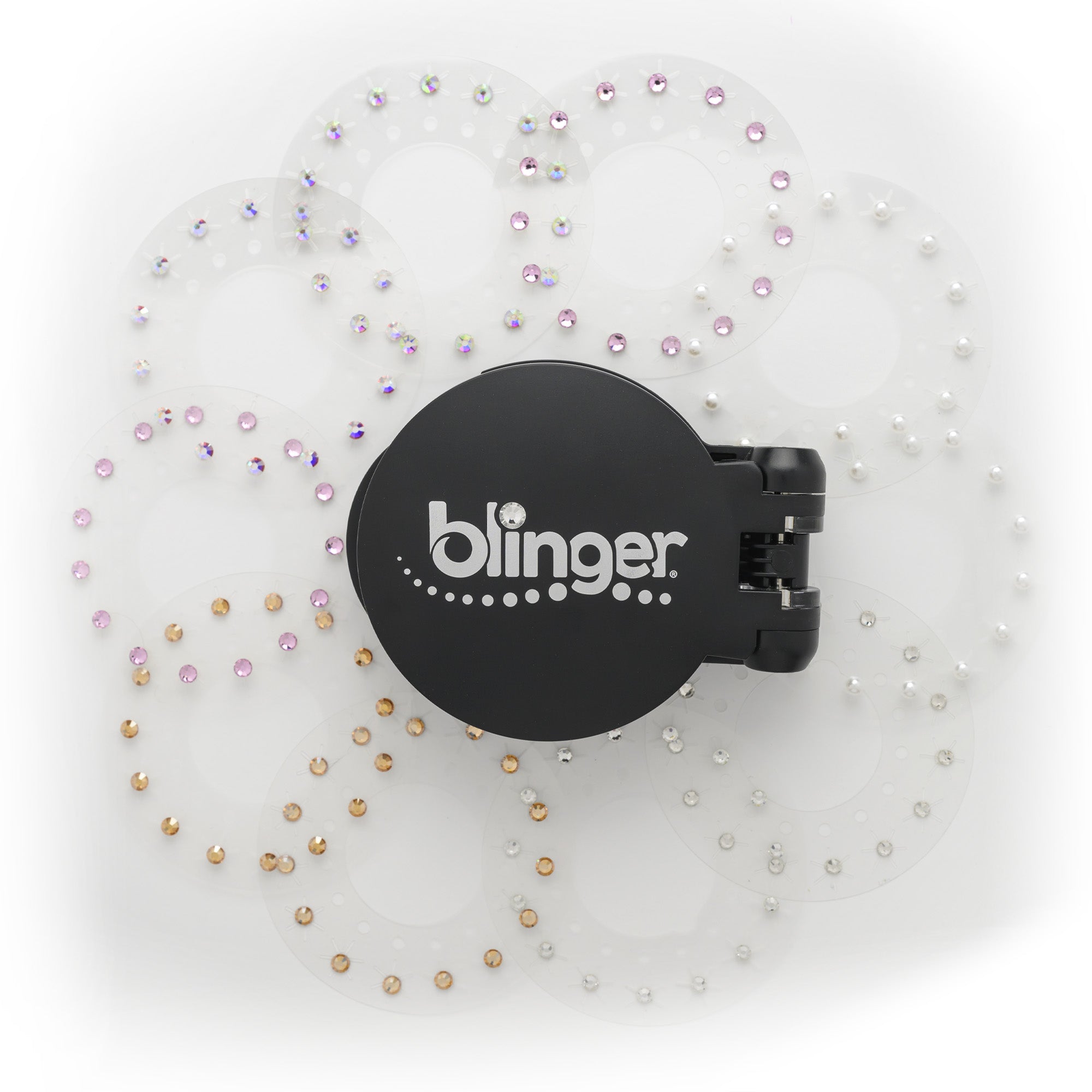 blinger® Vanity Starter Set with blinger® Styling Tool + 150 Precision-Cut Glass Crystals