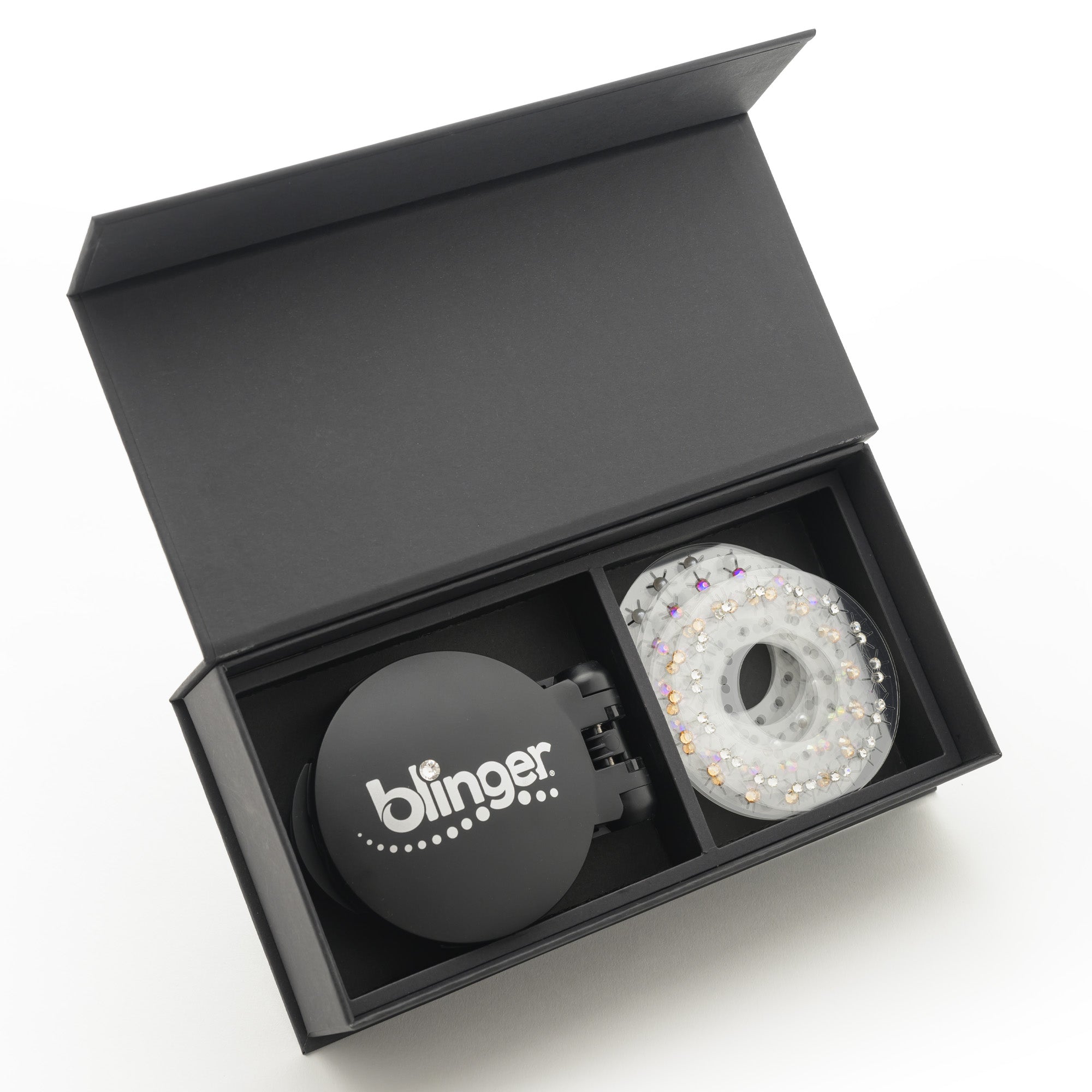 blinger® Vanity Starter Set with blinger® Styling Tool + 150 Precision-Cut Glass Crystals