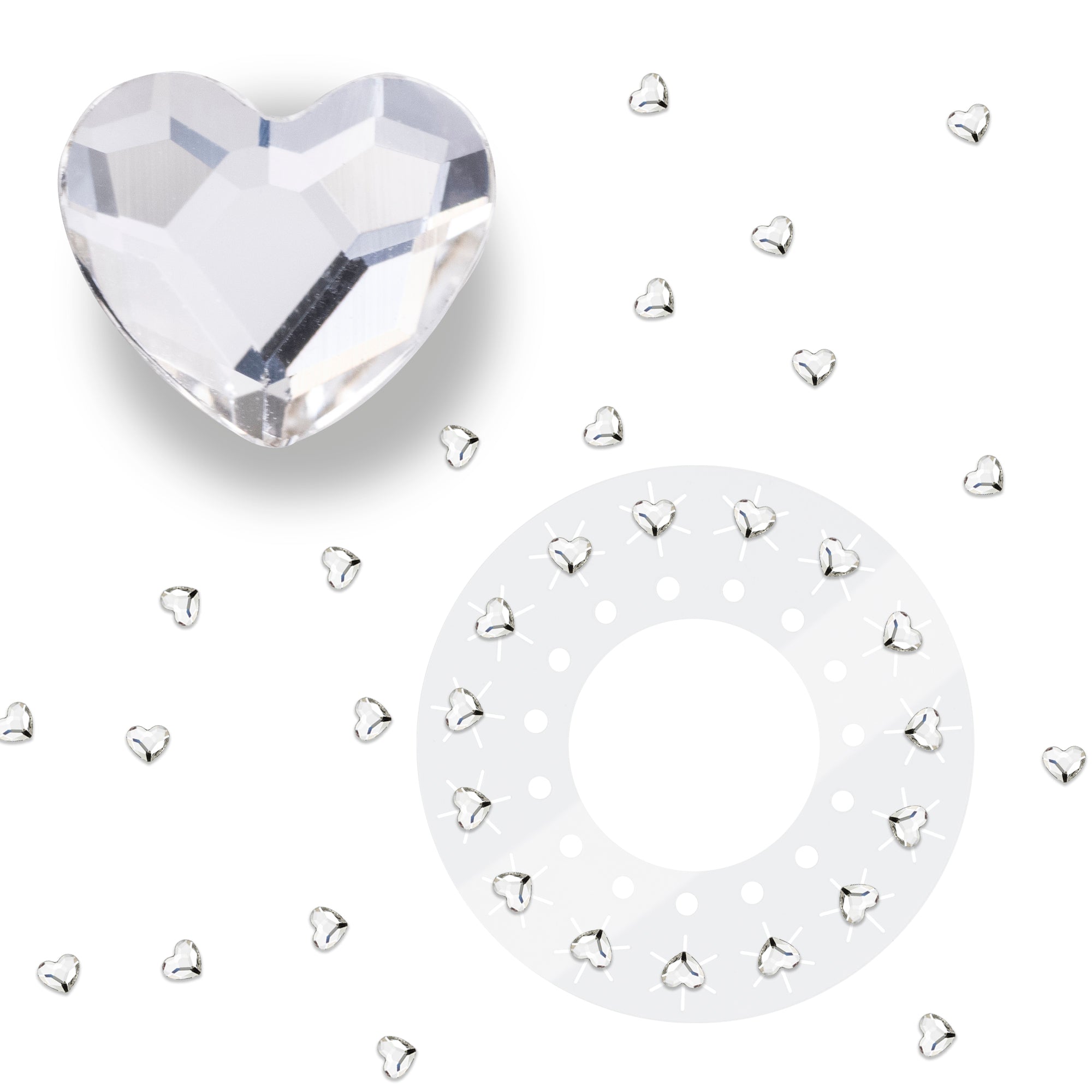 blinger® Deluxe Shimmer Crystal Refill Pack with 75 Deluxe Precision-Cut Crystals in a Travel Case