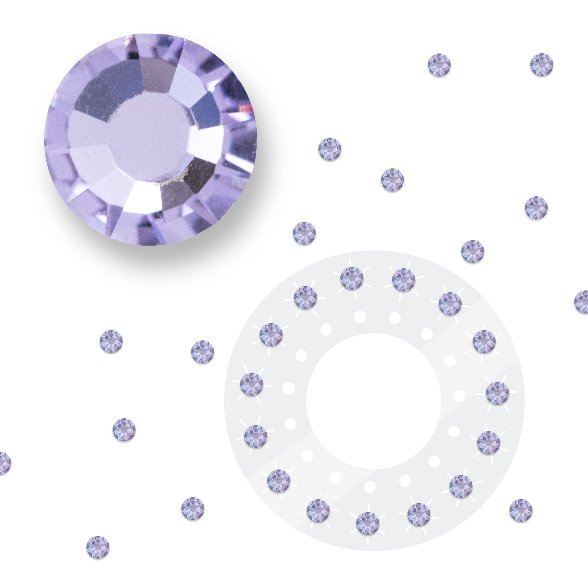 blinger® Shimmer Crystal Refill Pack with 75 Precision-Cut Crystals in a Travel Case
