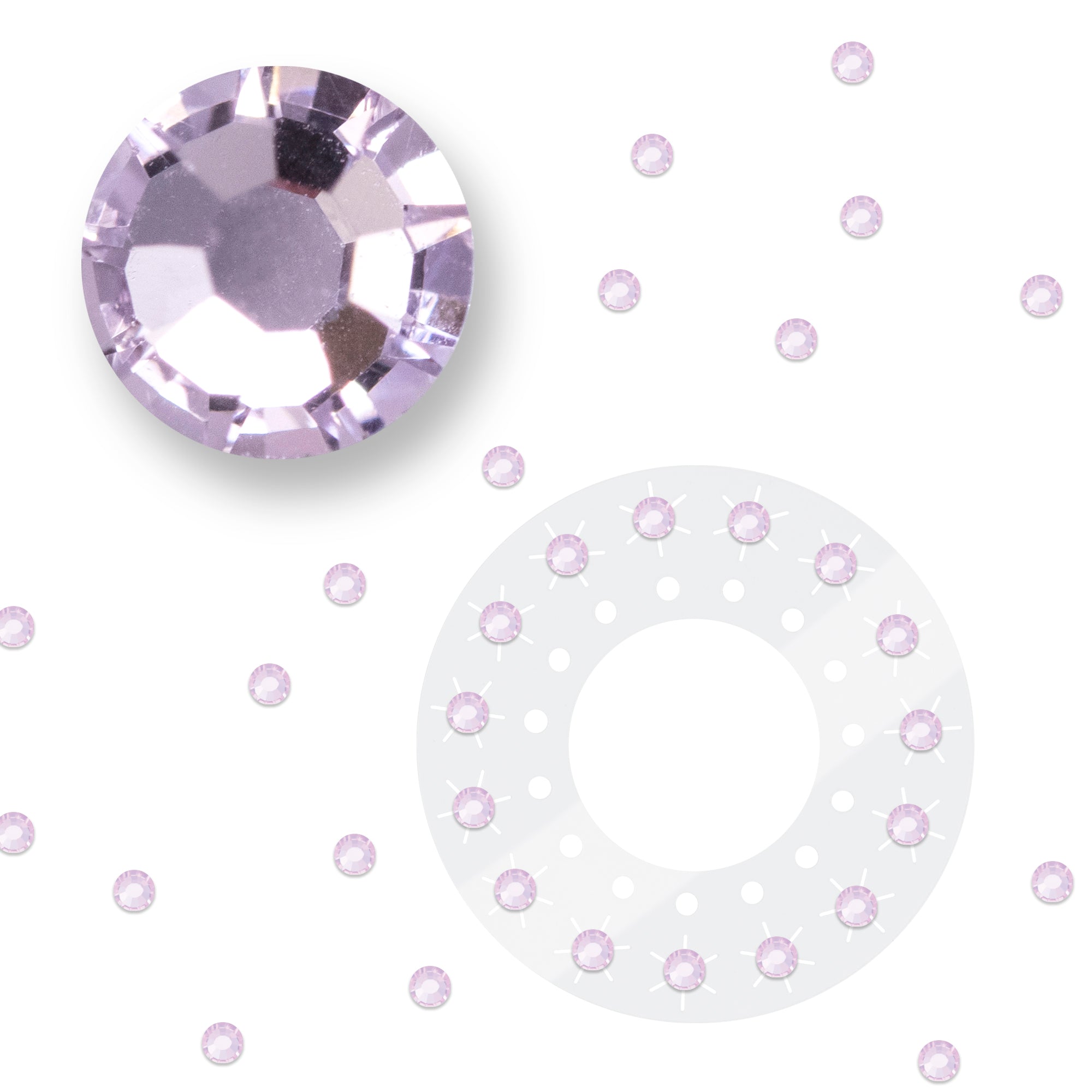 blinger® Shimmer Crystal Refill Pack with 75 Precision-Cut Crystals in a Travel Case