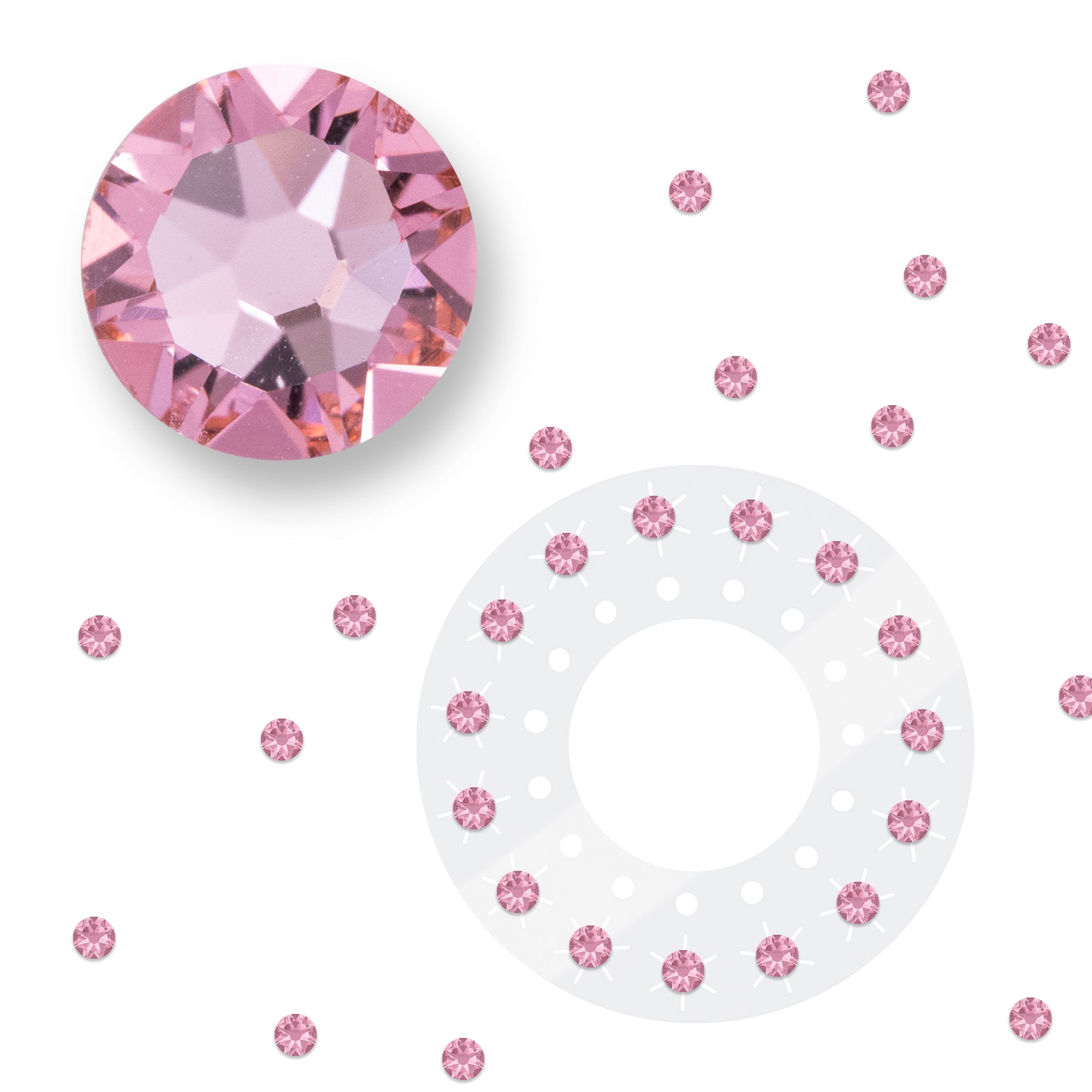 blinger® Shimmer Crystal Refill Pack with 75 Precision-Cut Crystals in a Travel Case