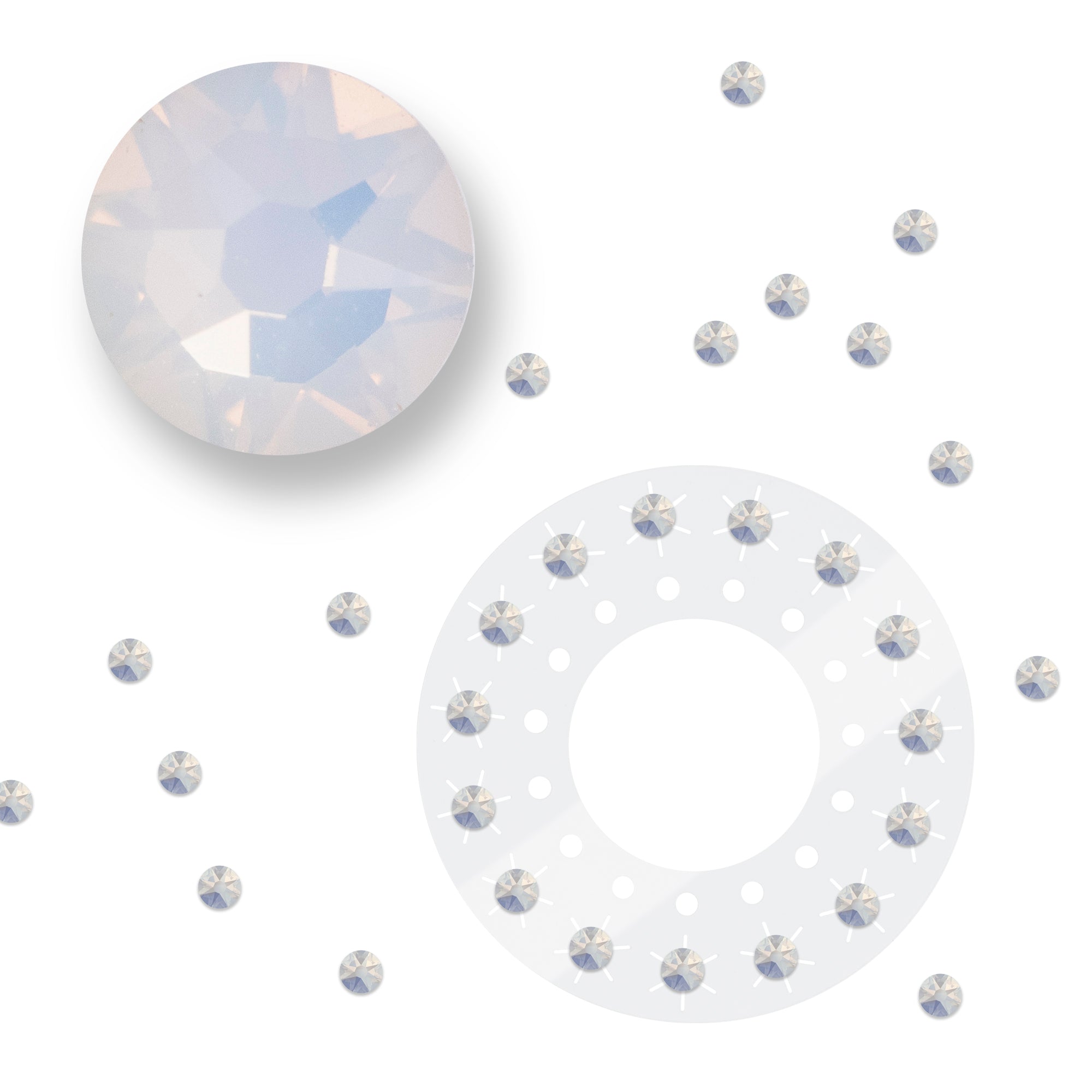 blinger® Shimmer Crystal Refill Pack with 75 Precision-Cut Crystals in a Travel Case