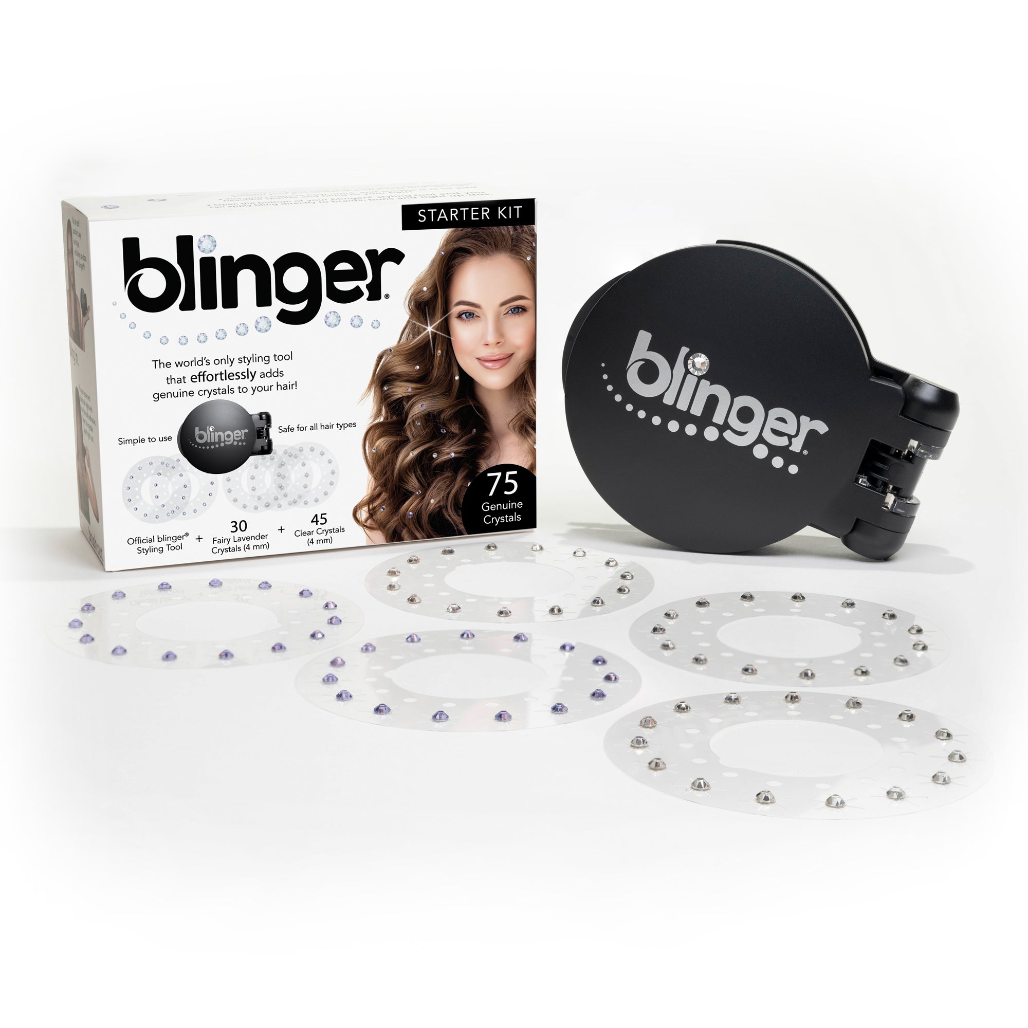 180 Gems Kit Blingers Deluxe Set Blinger Hair Gems Decoration Deluxe Set,  Glam Collection, Comes with Glam Styling Tool - Realistic Reborn Dolls for  Sale
