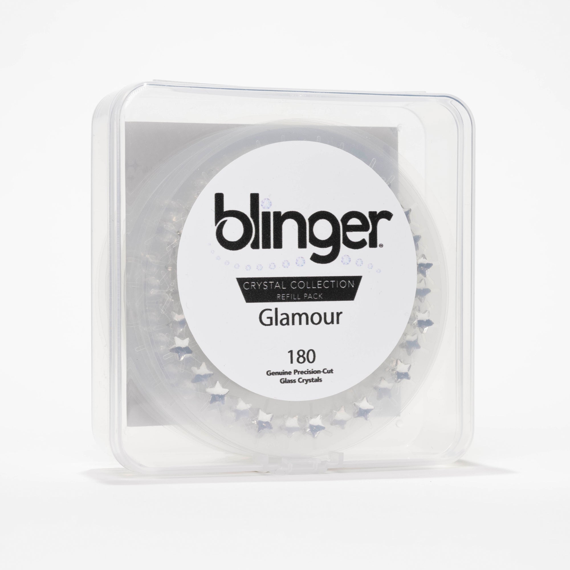 Blinger Starter Kit | Women's Hair Styling Tool + 75 precision-cut Glass Crystals | Bling Hair in Seconds! Bedazzling Multi-Faceted Gems | Hair-Safe