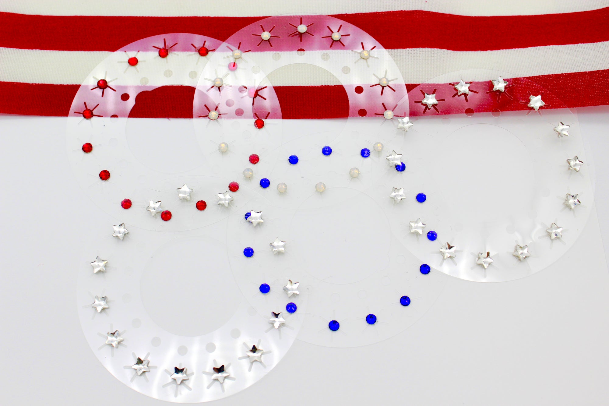 blinger® Pro Series | Limited Edition Stars & Stripes Starter Set with blinger® Styling Tool, 75 Crystals + FREE Vanity Box