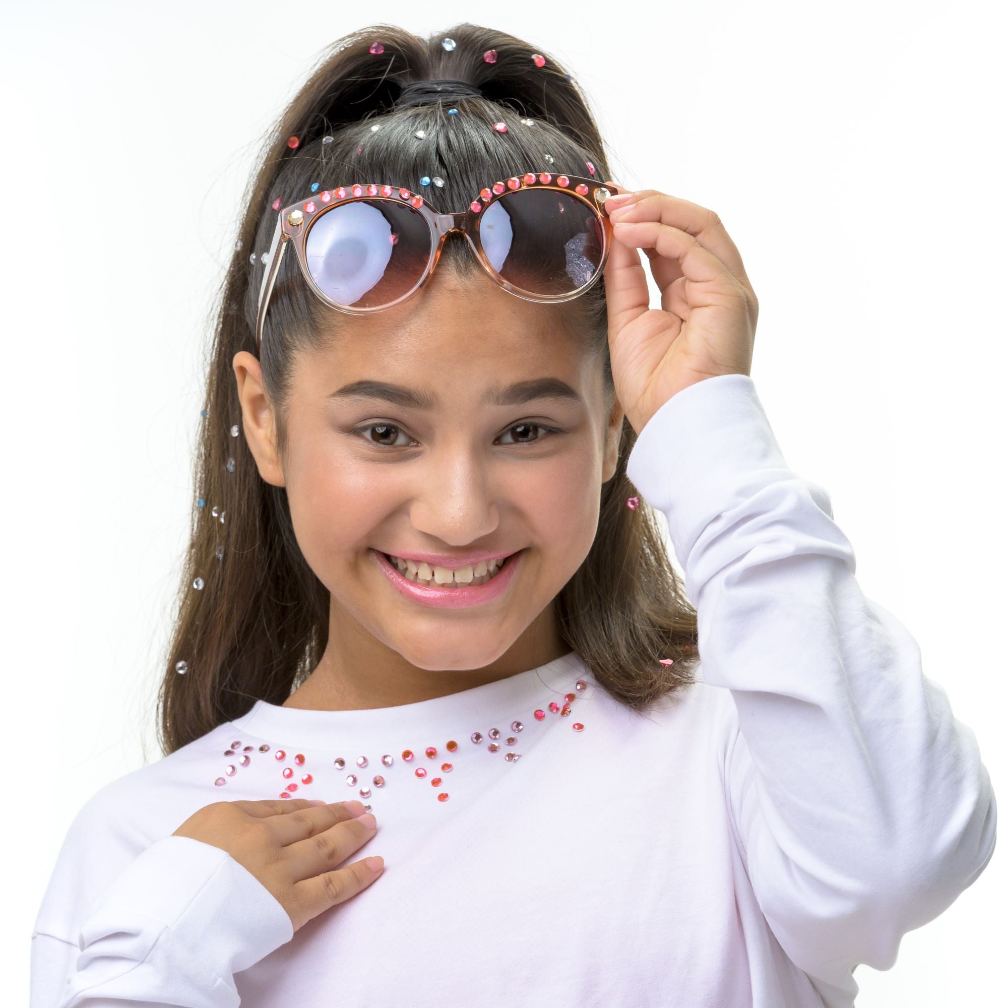 blinger® kids Dazzling Collection Starter Kit with blinger® Styling Tool + 75 Colorful Hair Gems