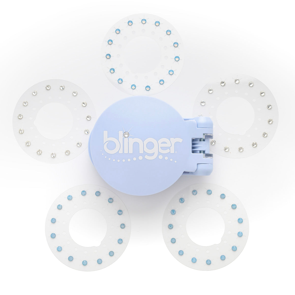 blinger® Gem Z Starter Set with blinger® Styling Tool + 75 Precision-Cut Glass Crystals